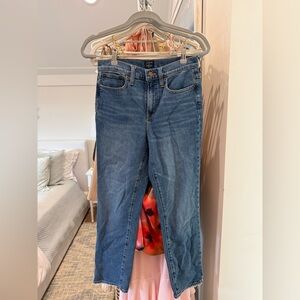 J. Crew Women's Straight Leg Blue Jeans